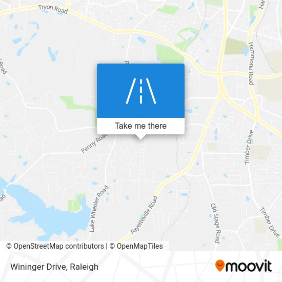 Wininger Drive map