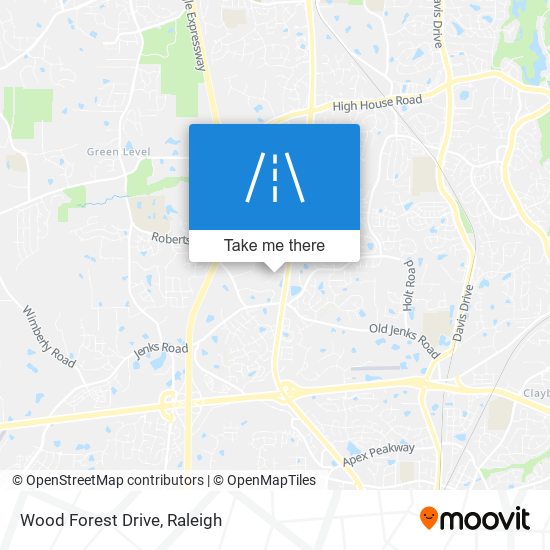 Wood Forest Drive map