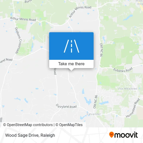 Wood Sage Drive map