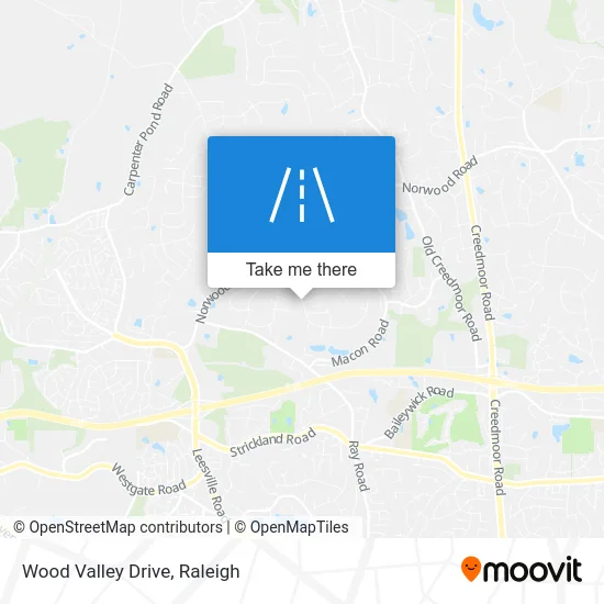 Wood Valley Drive map