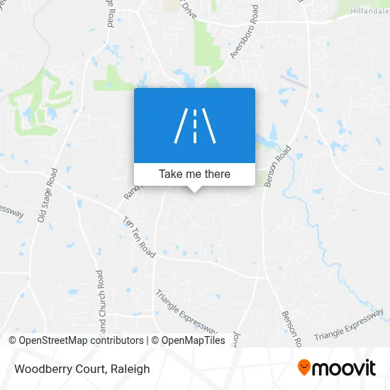 Woodberry Court map