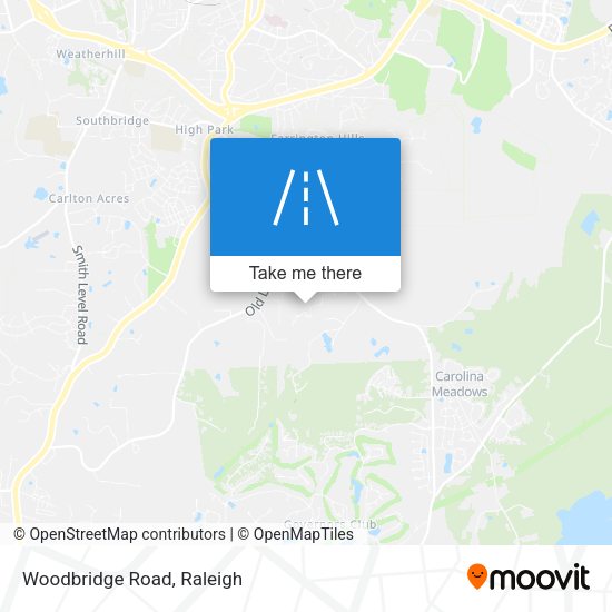 Mapa de Woodbridge Road