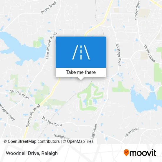Woodnell Drive map