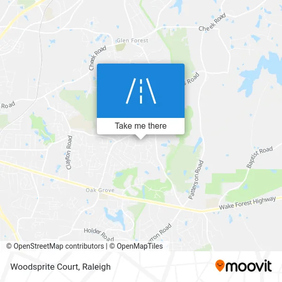 Woodsprite Court map