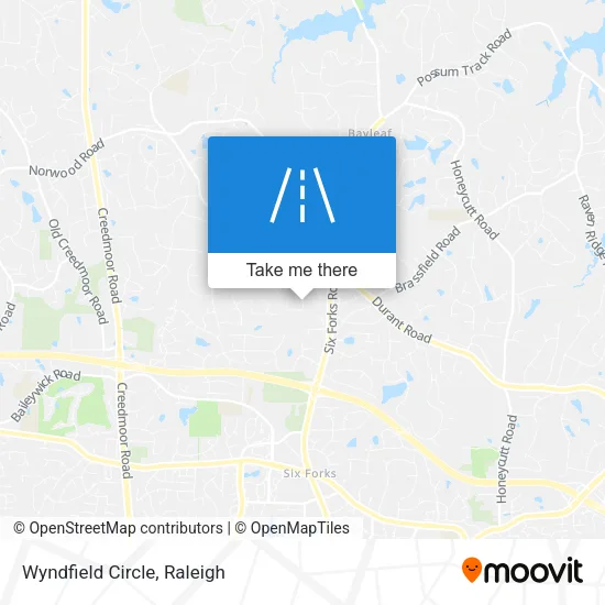 Wyndfield Circle map