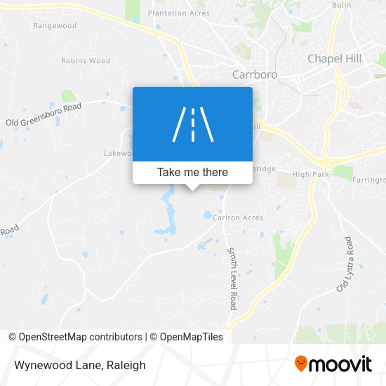 Mapa de Wynewood Lane