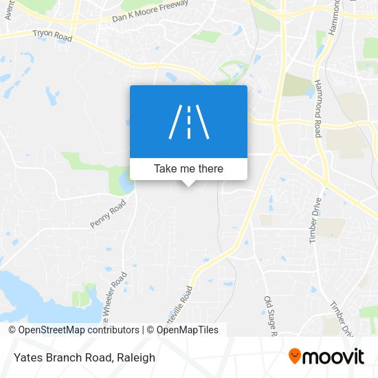 Mapa de Yates Branch Road