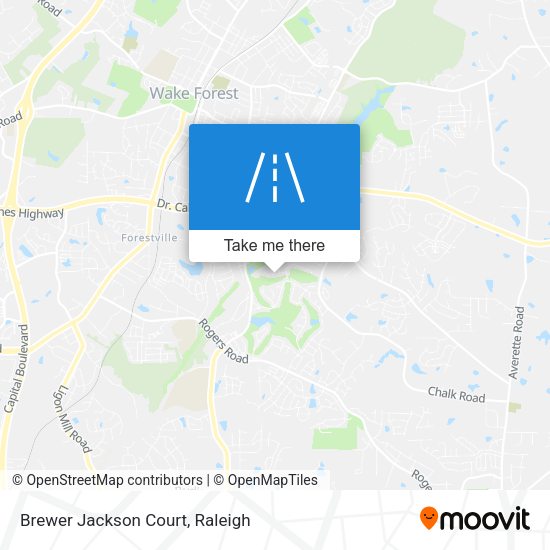 Mapa de Brewer Jackson Court