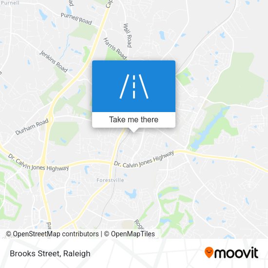 Mapa de Brooks Street