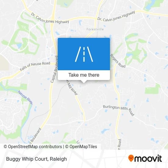 Buggy Whip Court map