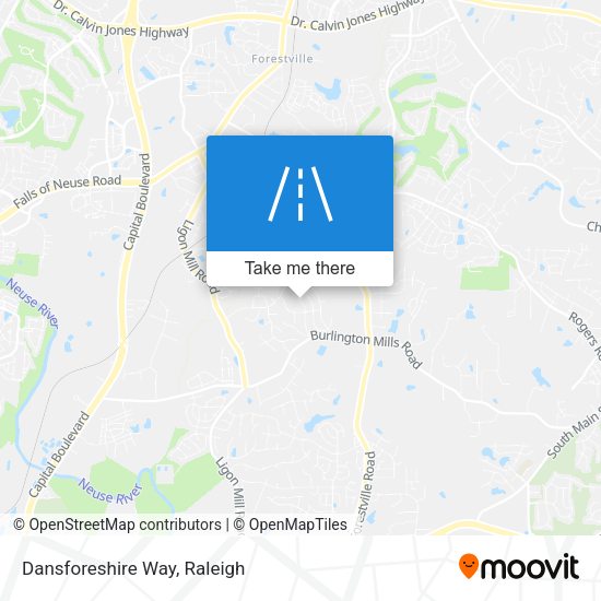 Mapa de Dansforeshire Way