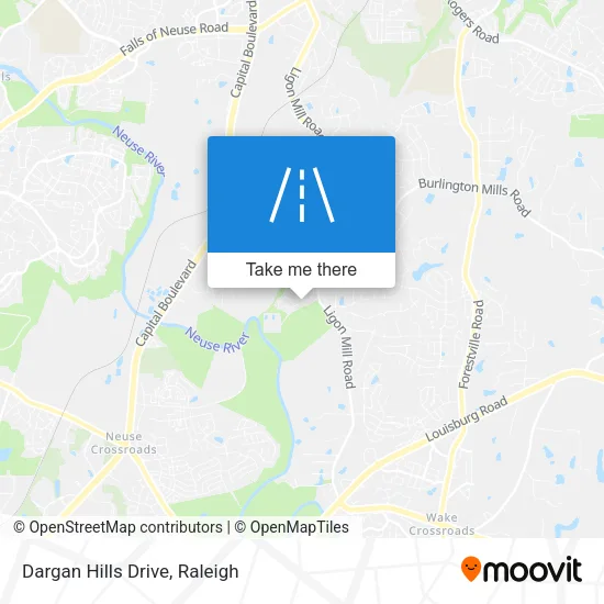 Dargan Hills Drive map