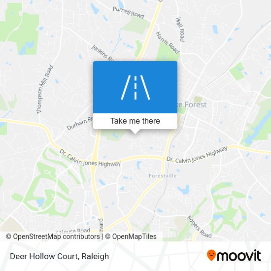 Mapa de Deer Hollow Court