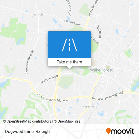 Mapa de Dogwood Lane
