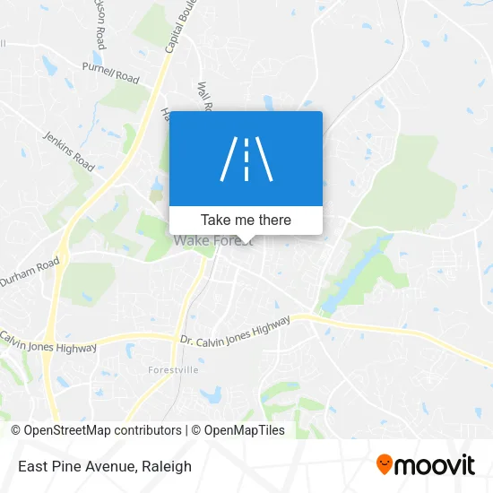 Mapa de East Pine Avenue