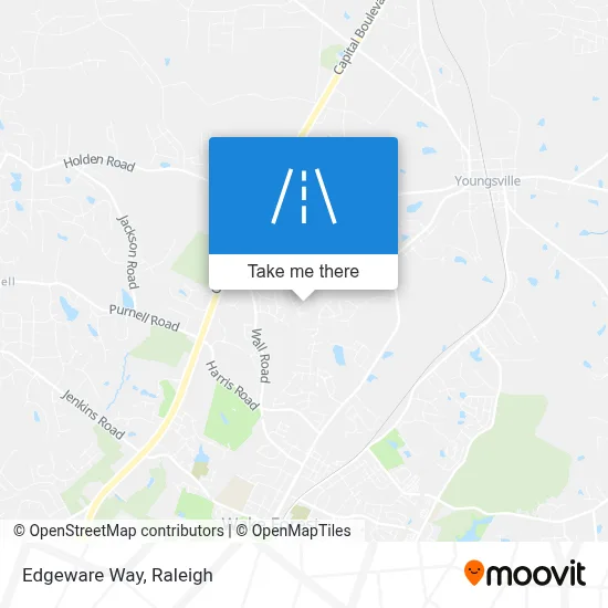 Edgeware Way map
