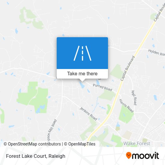 Mapa de Forest Lake Court