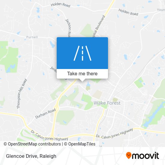 Mapa de Glencoe Drive