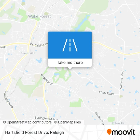 Hartsfield Forest Drive map