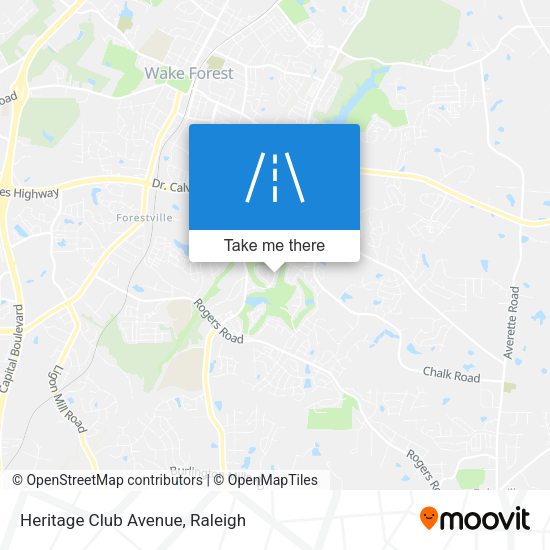 Heritage Club Avenue map