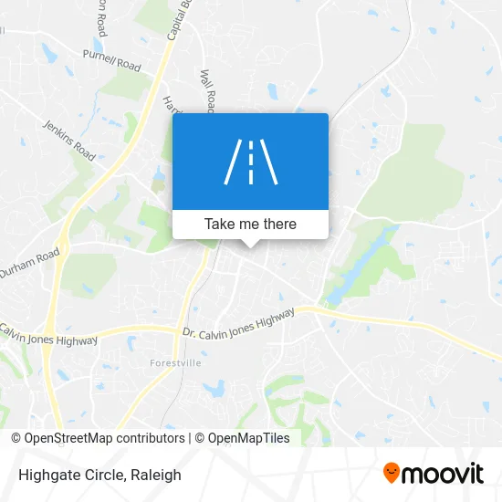 Highgate Circle map