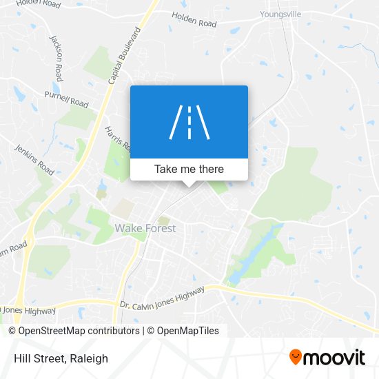Mapa de Hill Street