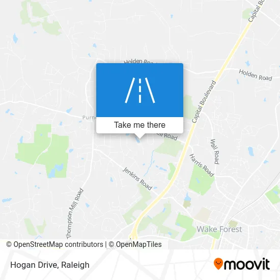 Hogan Drive map