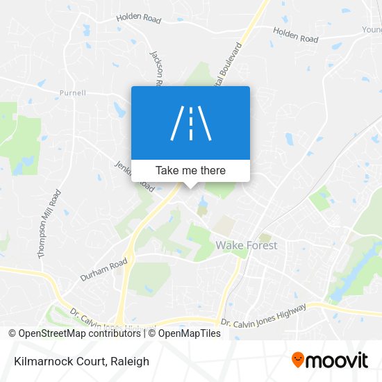 Mapa de Kilmarnock Court