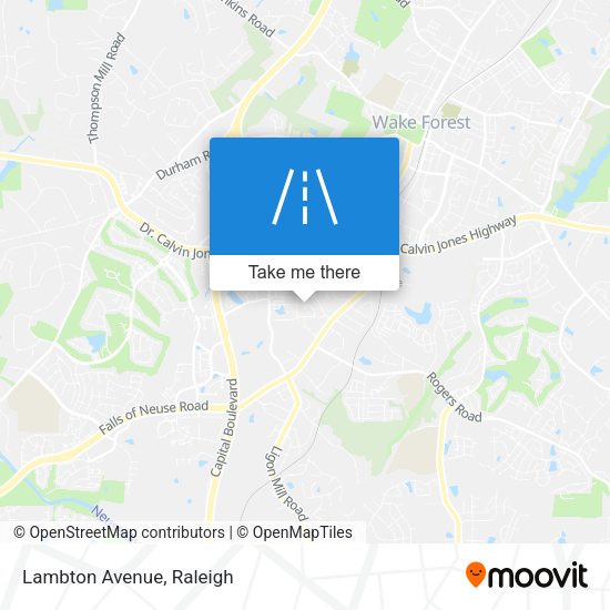 Mapa de Lambton Avenue