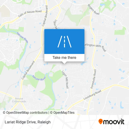 Lariat Ridge Drive map