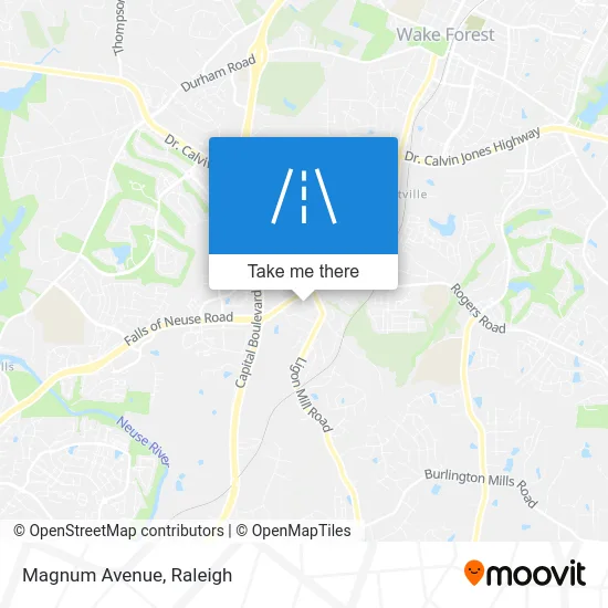 Magnum Avenue map