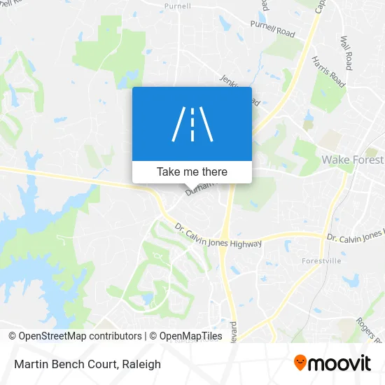 Martin Bench Court map