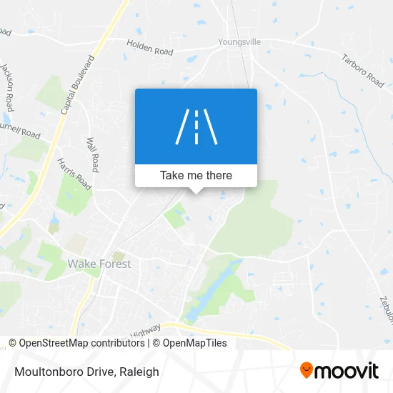 Moultonboro Drive map