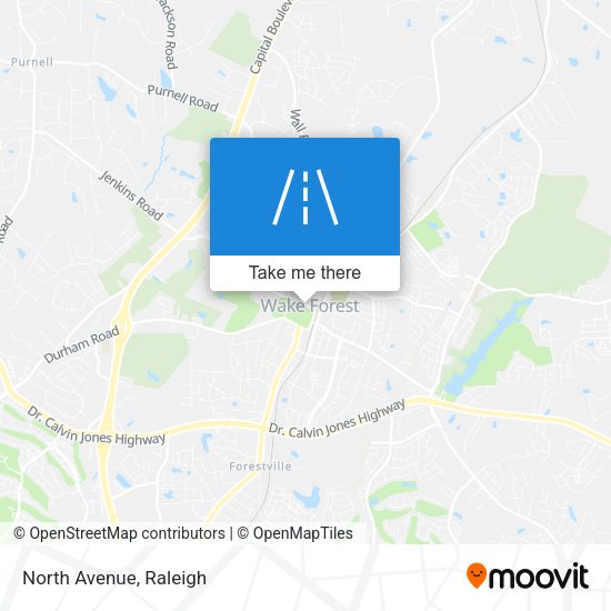 Mapa de North Avenue