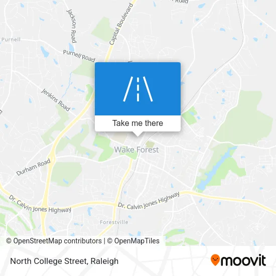 Mapa de North College Street