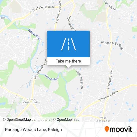 Parlange Woods Lane map