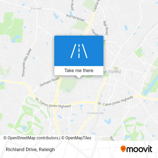 Richland Drive map