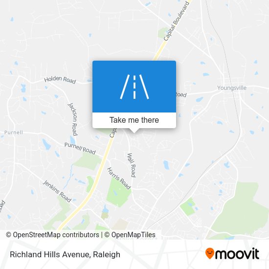 Richland Hills Avenue map