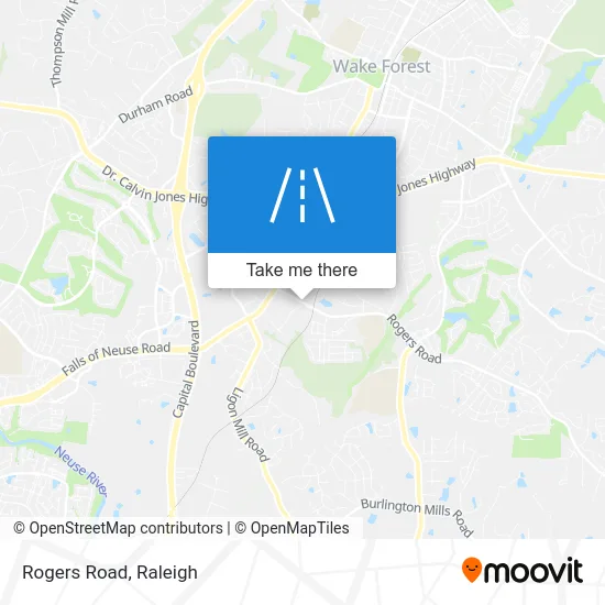 Rogers Road map