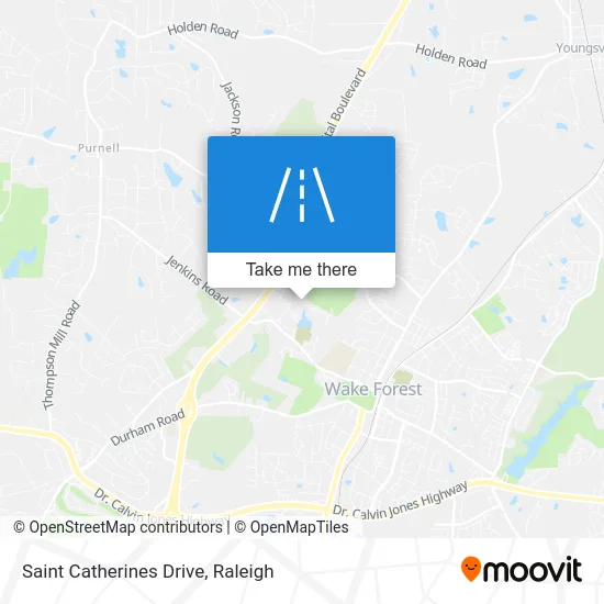 Saint Catherines Drive map