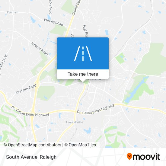 Mapa de South Avenue