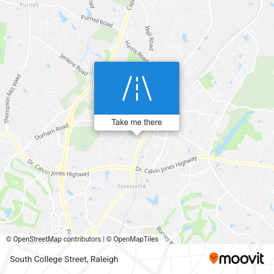 Mapa de South College Street