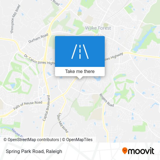 Mapa de Spring Park Road