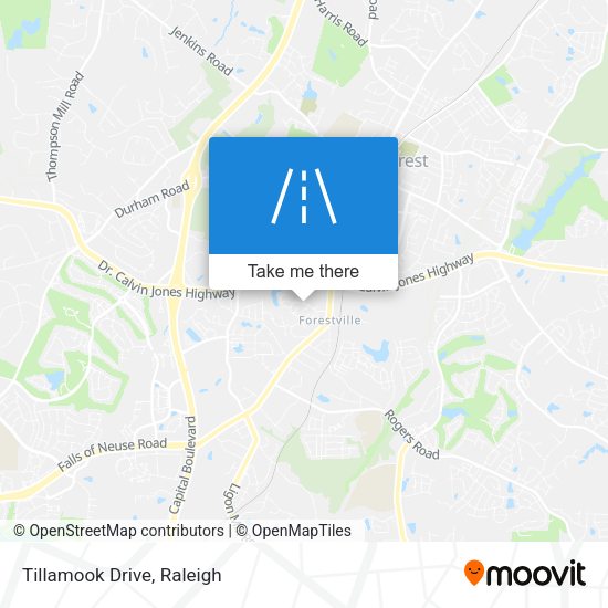 Mapa de Tillamook Drive