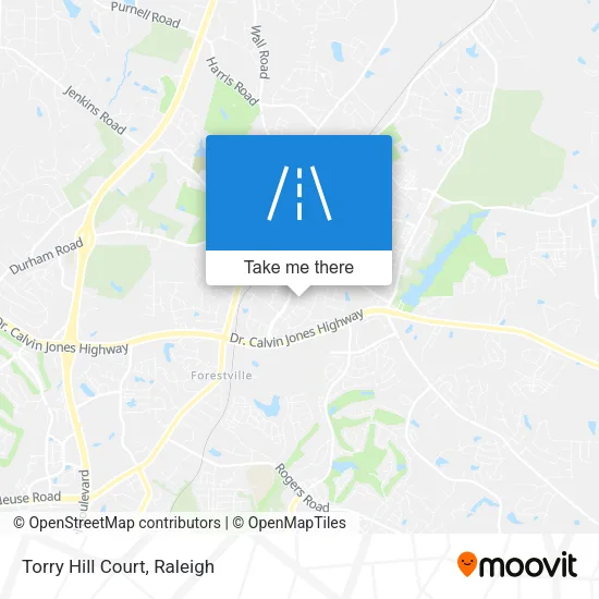 Torry Hill Court map