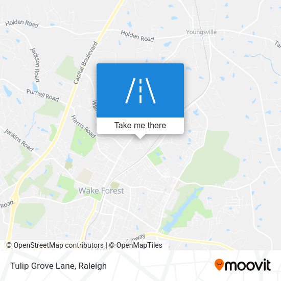 Mapa de Tulip Grove Lane