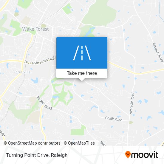 Mapa de Turning Point Drive