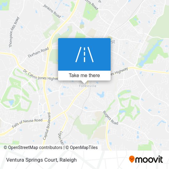 Ventura Springs Court map
