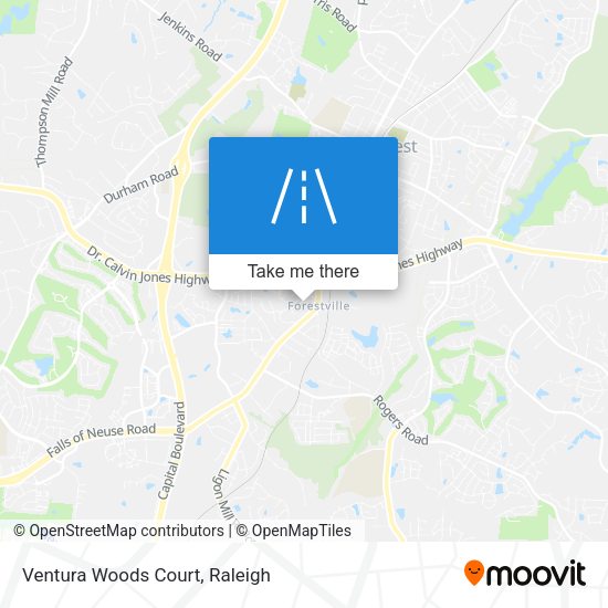 Ventura Woods Court map