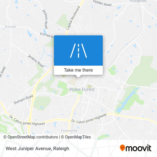 Mapa de West Juniper Avenue